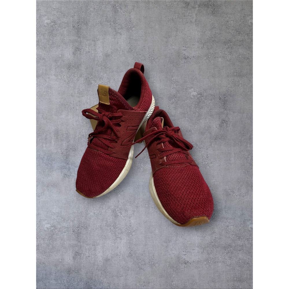 New Balance Fresh Foam Cruz v1 Mens 8.5 Burgundy Knit Mesh Sneakers MSHFTSC1